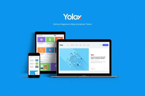 WordPress商业博客&杂志主题模板 Yolox | Modern WordPress Blog Theme for Business