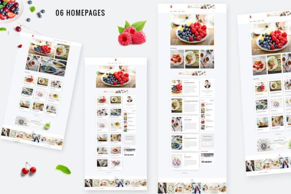 饮食主题博客WordPress模板 Bizi – A WordPress Theme for Food Bloggers