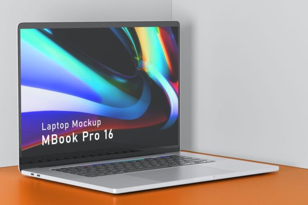 设计师作品展示笔记本电脑样机模板 Laptop Mockup