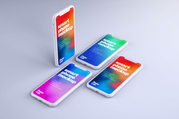 iPhone 11 Pro粘土材质屏幕预览样机 iPhone 11 Pro Clay Mockup