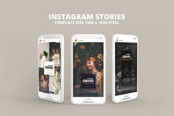 现代淡雅设计Instagram社交媒体模板合集 Instagram Stories Template