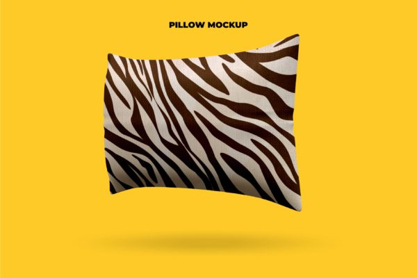 枕头印花图案设计效果图样机模板 Pillow Mockup Template
