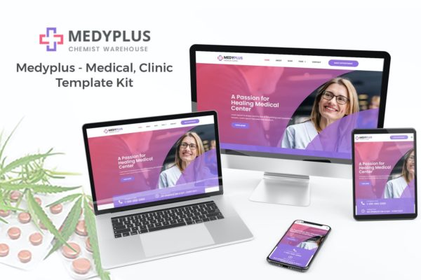 私人诊所/医院WP网站主题Elementor模板 Medyplus – Medical, Clinic Template Kit