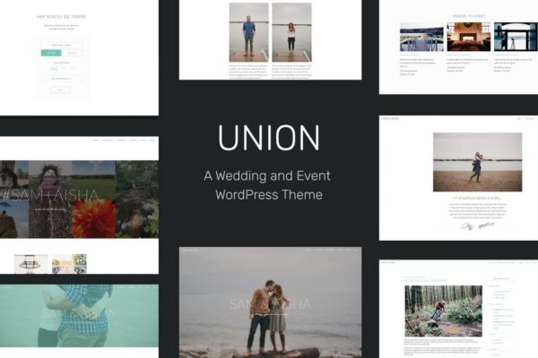 婚礼/活动官网网站WordPress主题模板 Union – Wedding and Event WordPress Theme
