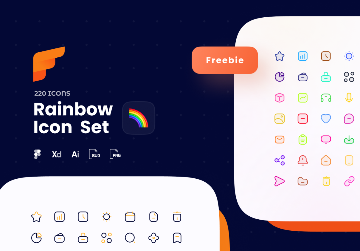 Rainbow Icon Pack (Free)