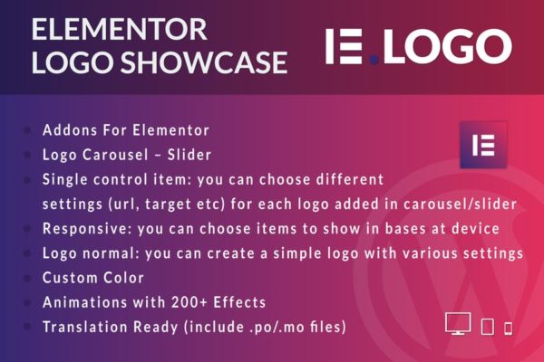 Elementor专用合作品牌/企业Logo展示WordPress插件 Logo Showcase for Elementor WordPress Plugin