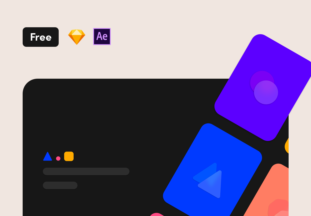Cards Transition in AfterEffect