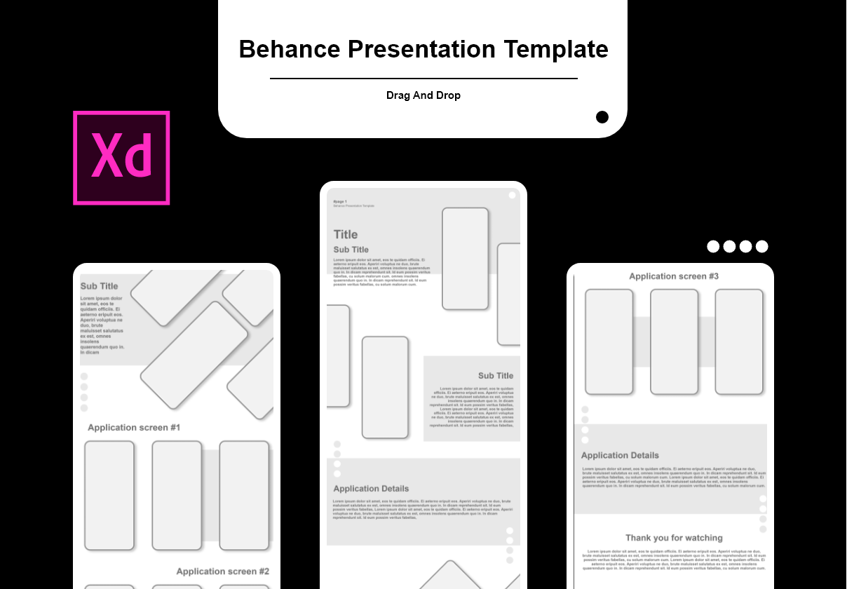 Behance Presentation Template