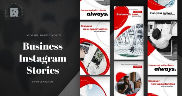 专业商务通用Instagram故事社交媒体模板 Business Instagram Stories