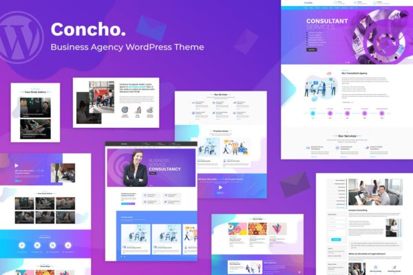 企业咨询服务WordPress主题模板 Concho – Consulting Service WordPress Theme