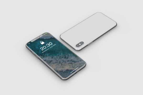 iPhone X手机屏幕演示图样机v03 iPhone X Mockup V3