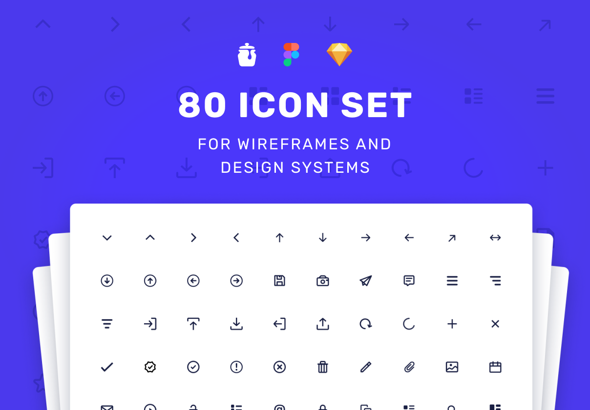 80 Dashboard UI Line Icon Set