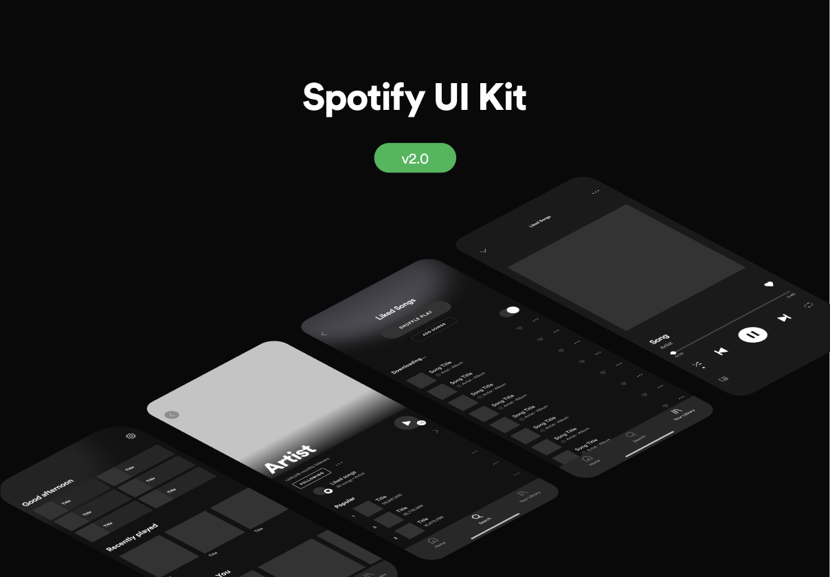 Spotify UI Kit