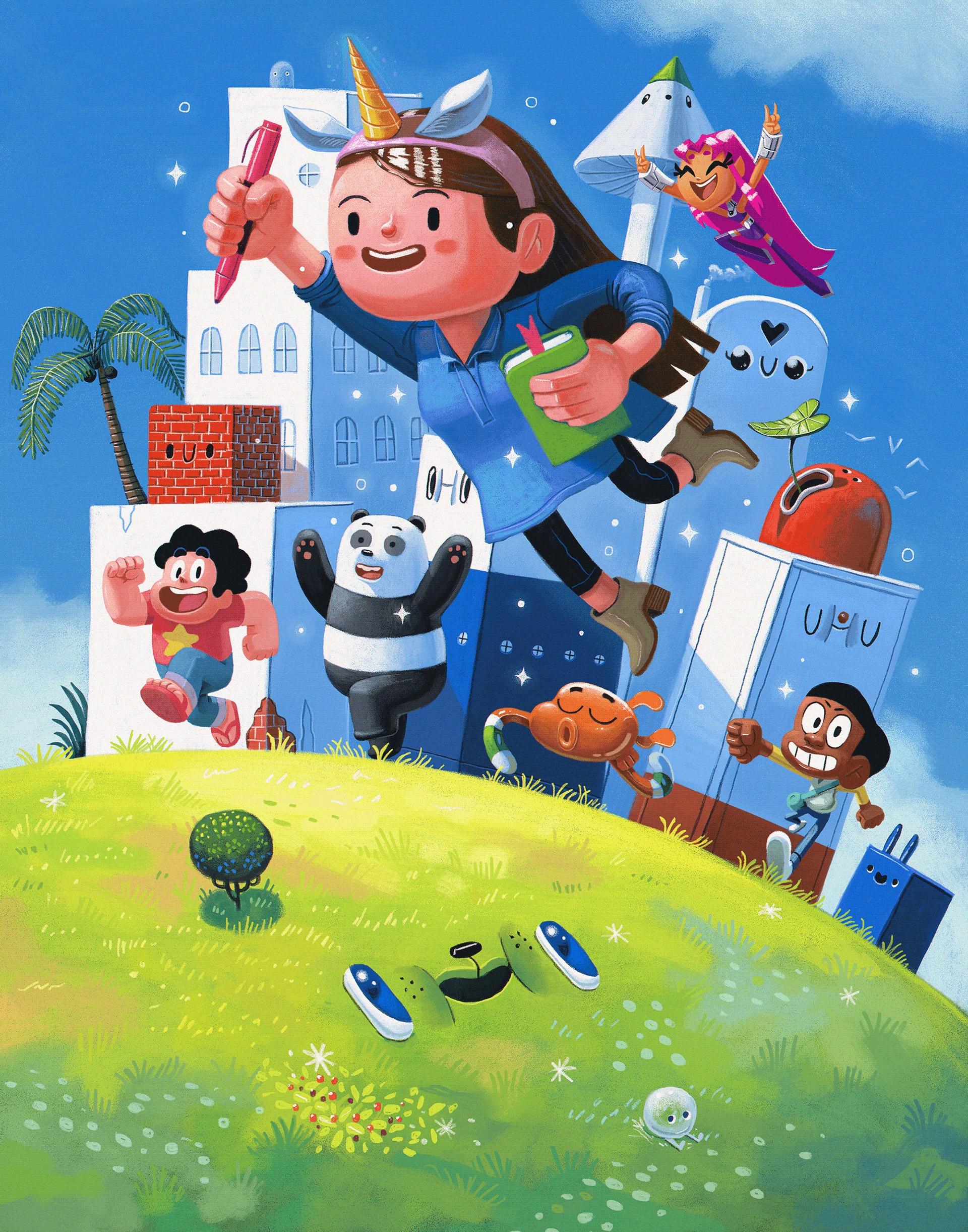 美国自由插画家Daniel Shaffer的奇思异想