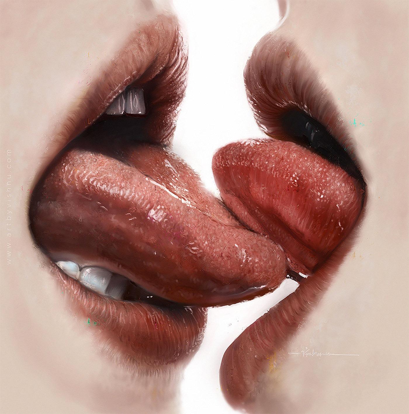 Vishnu照片级的肖像插画作品