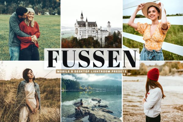唯美主义暗黄调户外摄影后期处理LR预设 Fussen Mobile & Desktop Lightroom Presets