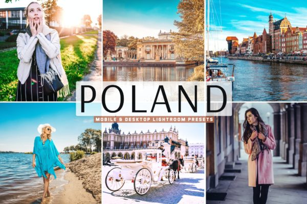 梦幻褪色旅行摄影后期处理LR预设 Poland Mobile & Desktop Lightroom Presets