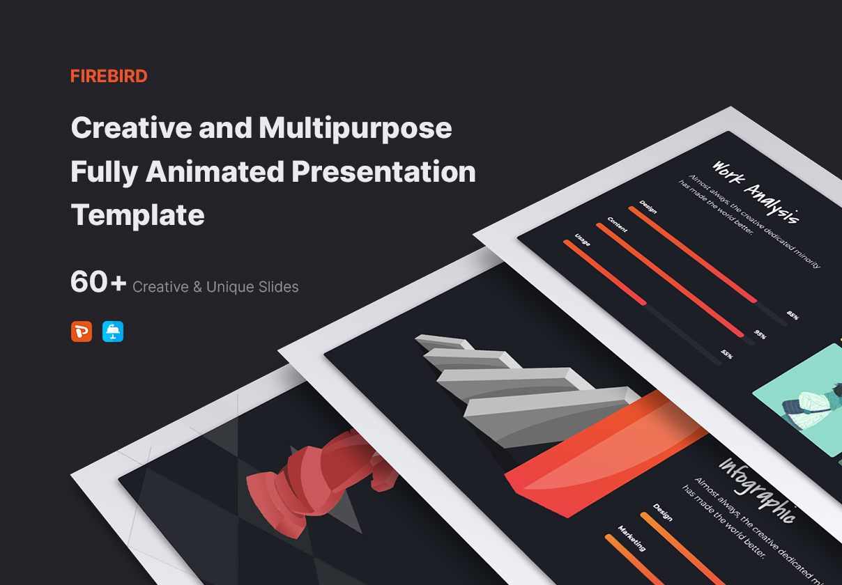FIREBIRD – Creative & Animated Template