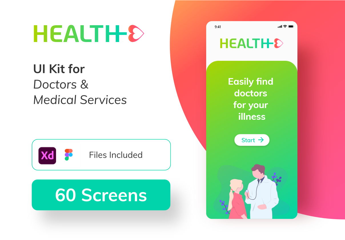 Health-E Doctors Appointment App UI Kit v1.0