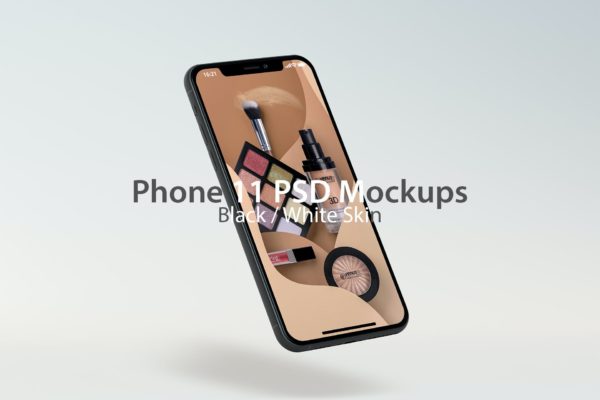 iPhone 11苹果手机屏幕展示PSD样机 iPhone 11 PSD Mock-ups
