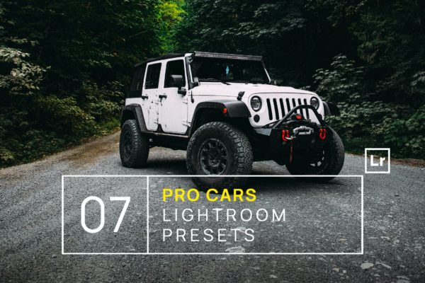 7款高饱和度汽车摄影后期处理LR预设 7 Pro Cars Lightroom Presets