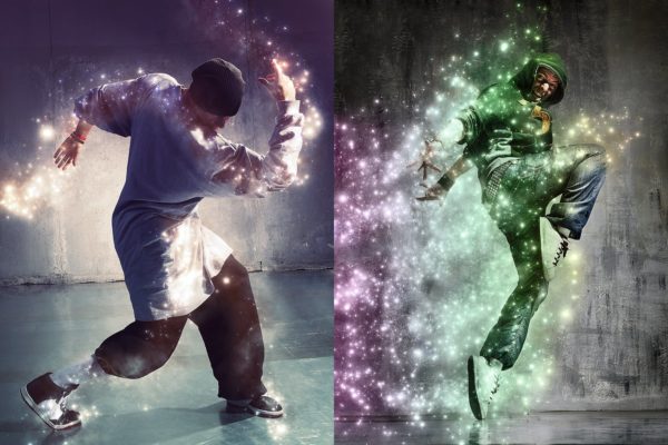 魔术闪光火花粒子特效PS动作 MagicDust Photoshop Action
