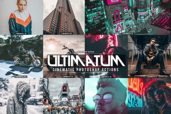 电影级酷炫效果照片处理Photoshop动作 Ultimatum Cinematic Photoshop Actions