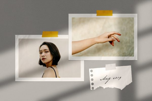 阳光阴影情绪板照片展示样机 Moodboard Photo Mockup