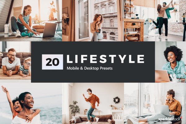 20款生活旅行人物摄影Lightroom预设 20 Lifestyle Lightroom Presets and LUTs