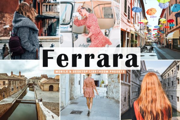 温暖红色辉光Lightroom调色预设 Ferrara Mobile & Desktop Lightroom Preset