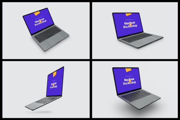 MacBook Pro笔记本电脑网站演示样机V4 MacBook Pro Mockup Vol 4.0