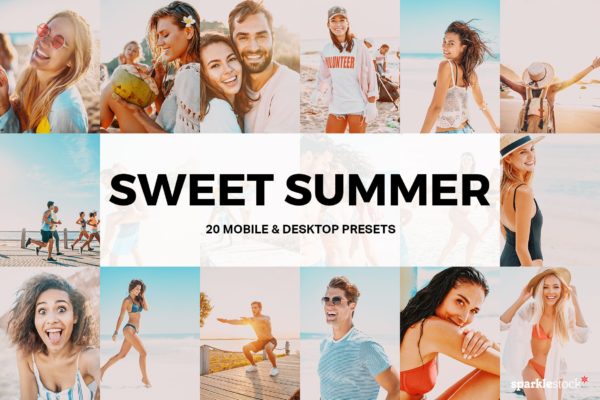 20款夏季清凉户外摄影后期LR预设 20 Sweet Summer Lightroom Presets and LUTs