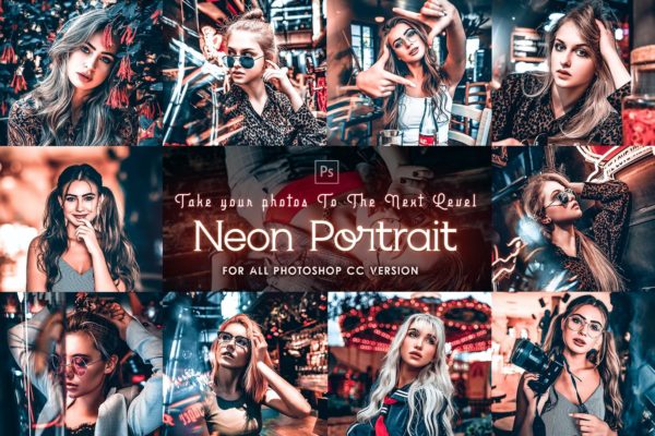 时尚摩登PRO人像摄影PS动作 PRO Portrait Photoshop Action