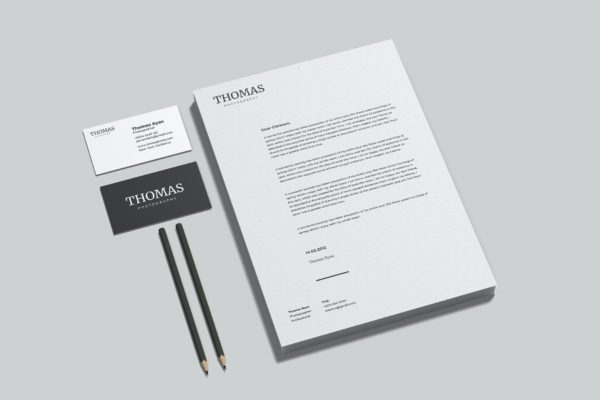 品牌VI设计企业文具样机素材 Brand Identity and Stationery – Mockup
