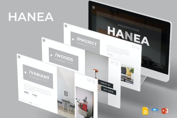 舒适精致家居系列PPT模板 Hanea – Prensentation Template