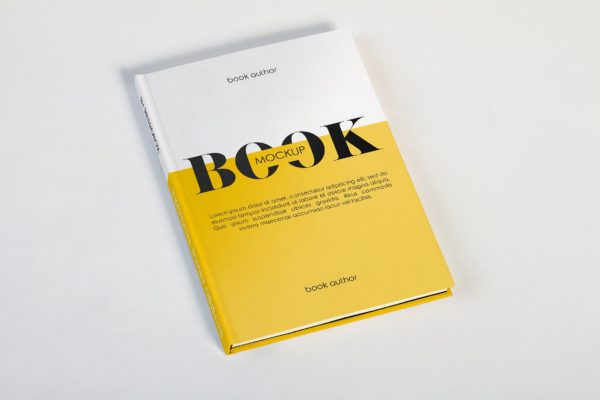 硬封精装书展示效果图样机 Hard Cover Book Mockup