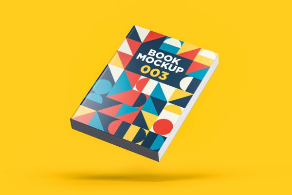 多角度预览书籍封面设计样机模板V.3 Book Mockup 003