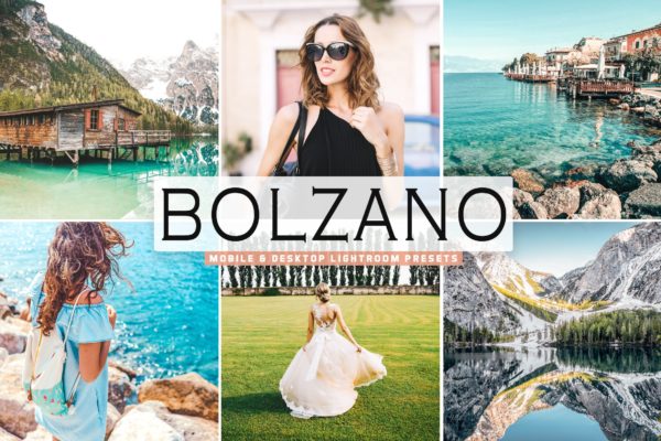 意大利山谷旅行照片LR调色预设 Bolzano Mobile & Desktop Lightroom Presets
