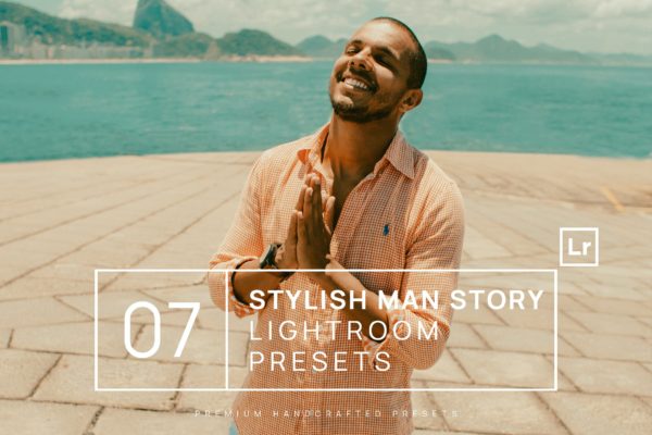 7款时尚魅力男士照片滤镜LR预设下载 7 Stylish Man Story Lightroom Presets + Mobile