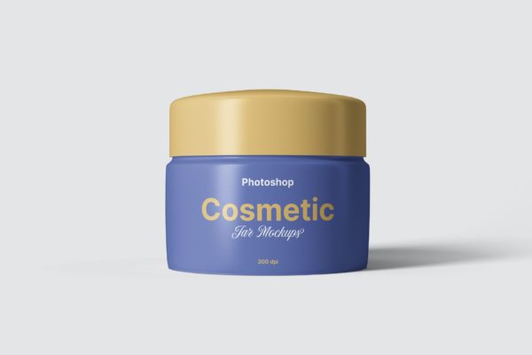化妆品面霜罐子设计样机模板 Cosmetic Jar Mockups