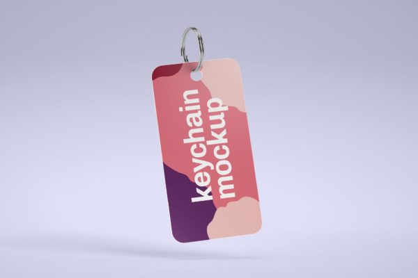 门禁卡&公交卡钥匙扣样机模板 Card Keychain Mockup