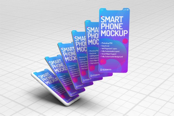 创新Iphone 11手机屏幕组合样机模板 Iphone 11 – Inovative Mockup Template