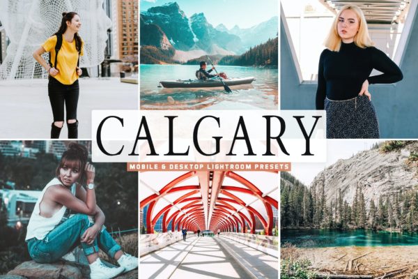 明亮柔和的褪色效果照片加工滤镜LR预设 Calgary Mobile & Desktop Lightroom Presets