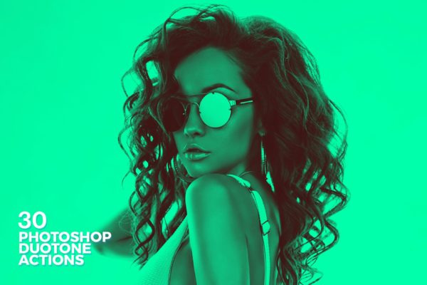 30款双色调照片特效处理Photoshop动作 30 Duotone Photoshop Actions