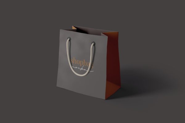 高档礼品袋&购物袋外观展示样机 Shopping Bag Mockups