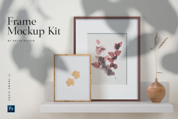 艺术作品展示相框样机套件 Frame Mockup Kit