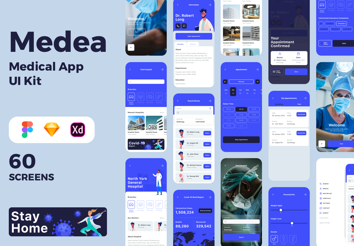 Medea Medical App UI Kit