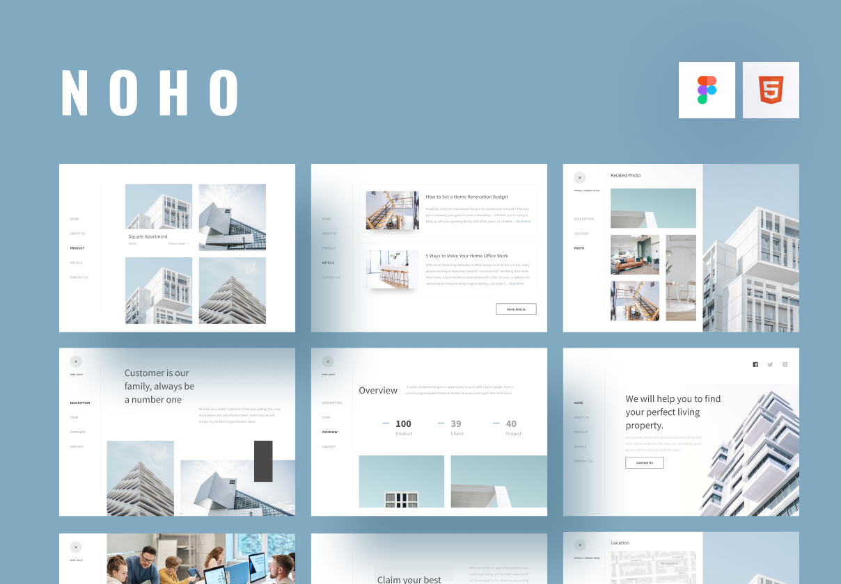 Noho – Real Estate Website Template
