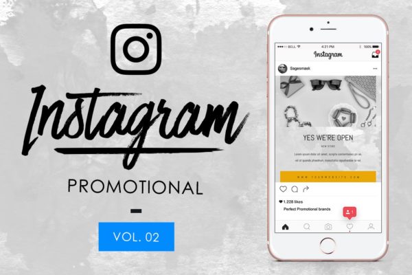 10款促销活动Instagram故事贴图模板V.2 10 Instagram Promotional Vol. 2