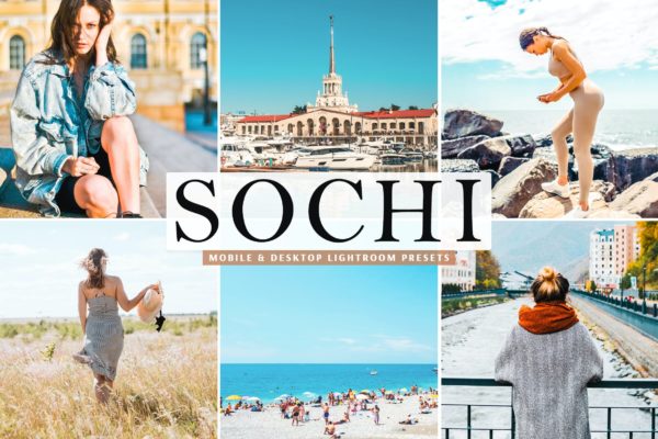 照片提亮通透LR调色预设下载 Sochi Mobile & Desktop Lightroom Presets
